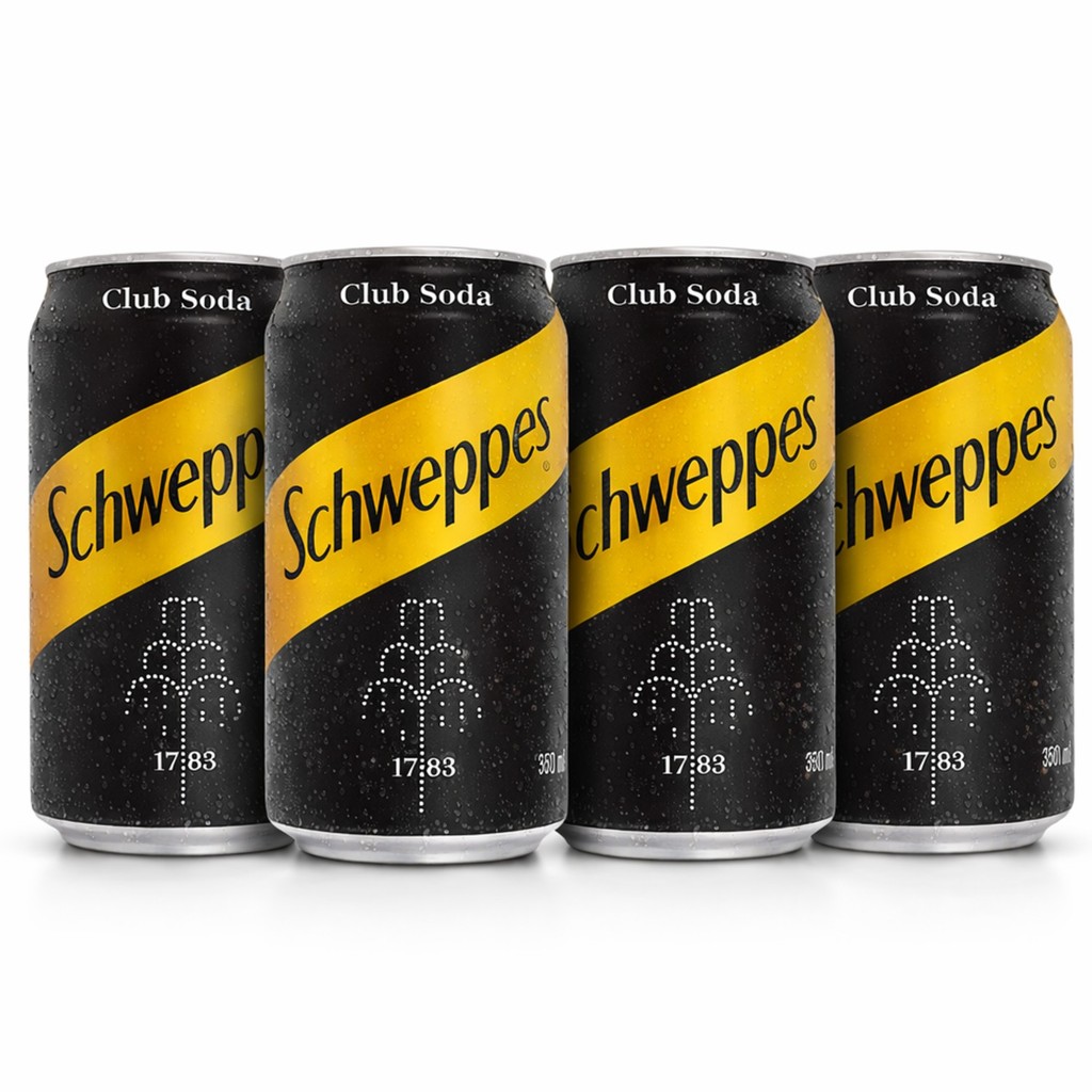 Kit 4 Club Soda SCHWEPPES 350ml