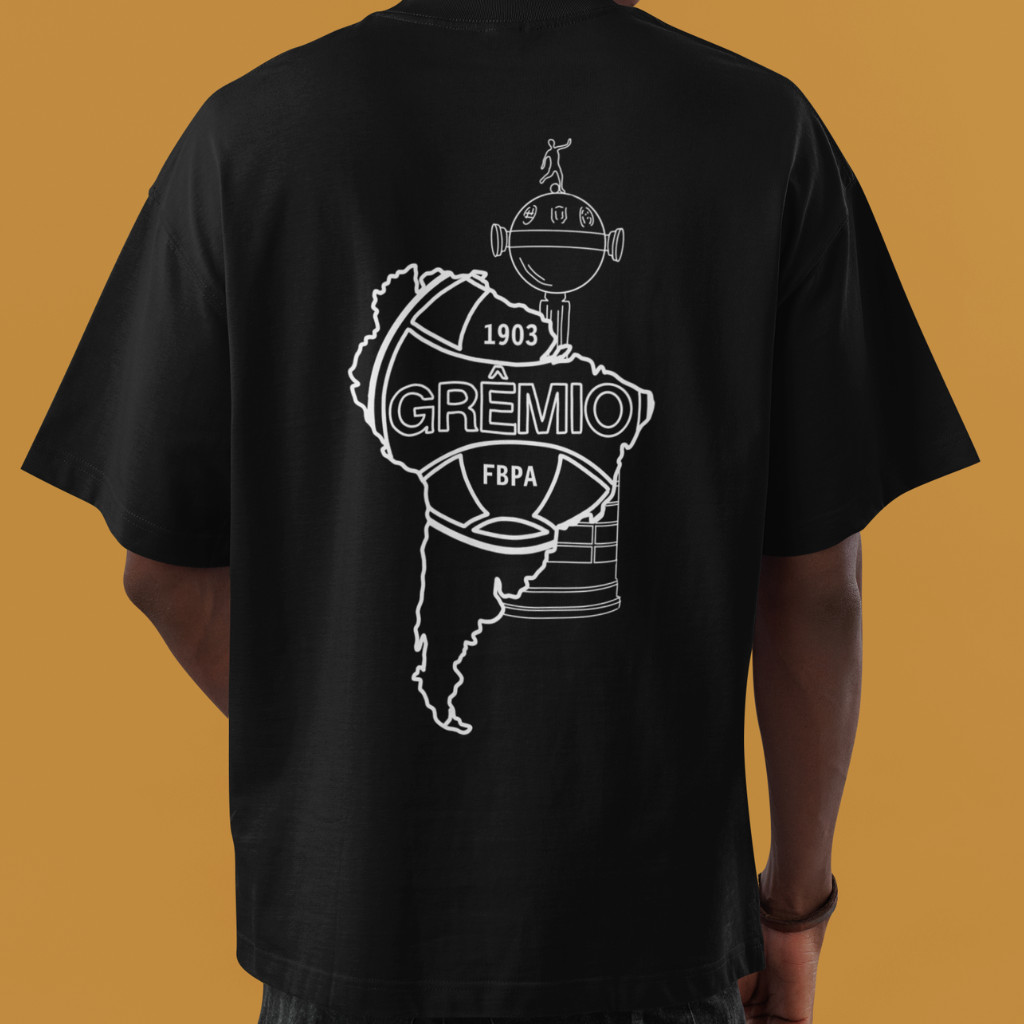 Camiseta Grêmio FBPA Gremista Imortal Torcedor Time Futebol Cores 100% Algodão