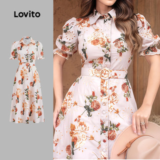 National Lovito Floral Vestido Feminino Boho Primavera/verão L154ED215