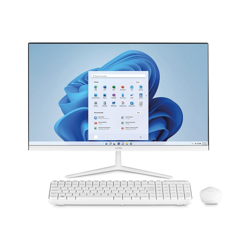 All in One, Windows 11 Home, Celeron 4GB 120GB SSD, Tela 23,8FHD Branco Ultra - UB830OUT [Reembalado]