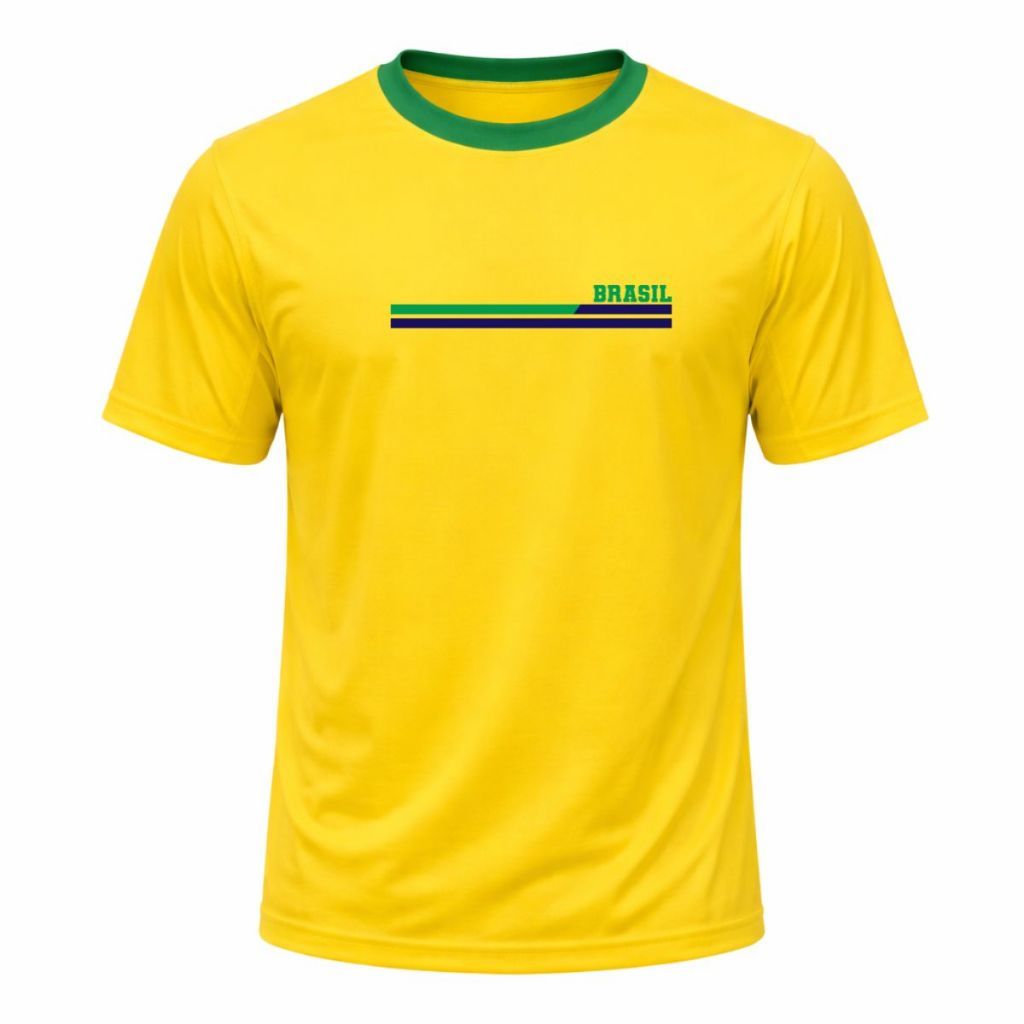 Camiseta Dry Masculina Brasil Copa Do Mundo Seleção Brasileira