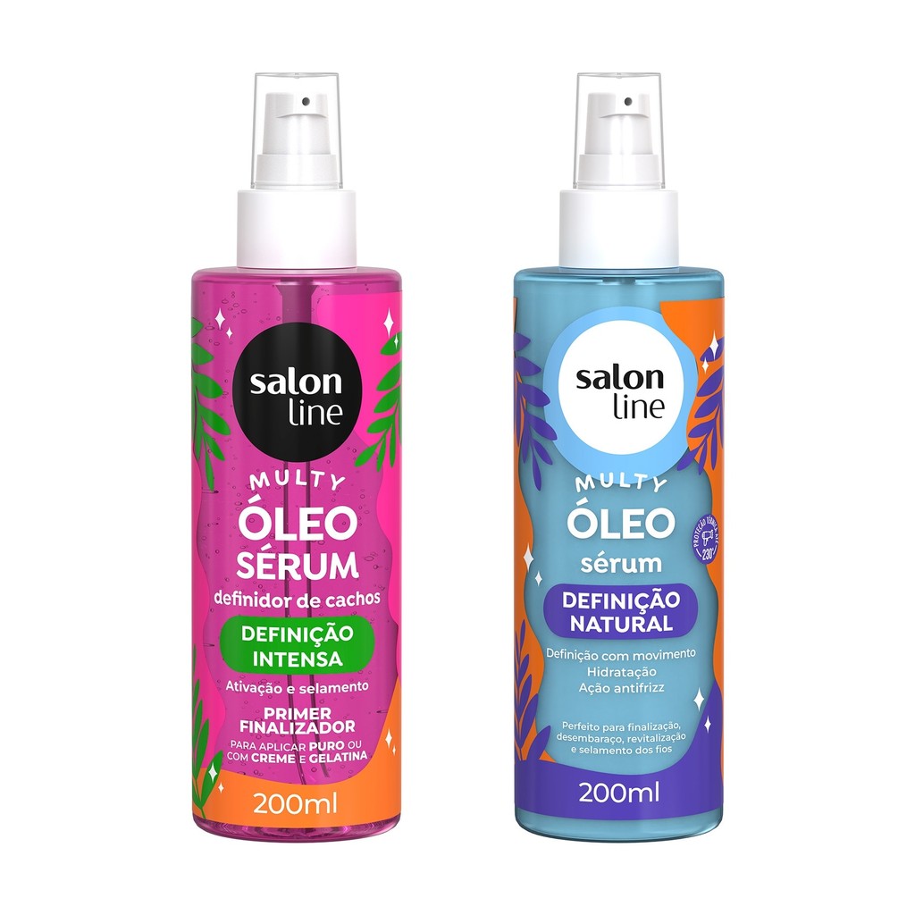 Kit 2 Óleo Sérum Cachos dos Sonhos Multy Definição Natural e Intensa
