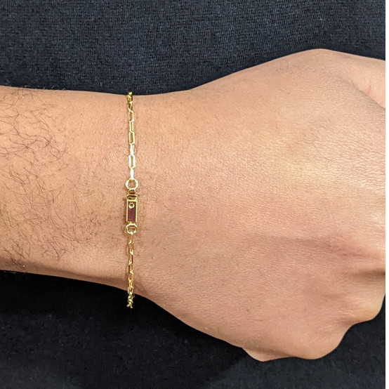 Pulseira Fininha Masculina Banhada A Ouro 18k em Oferta na Shopee