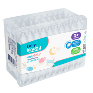 Hastes Lolly Kinddy Hasty Baby Flexíveis 50 Unidades em Oferta na Shopee