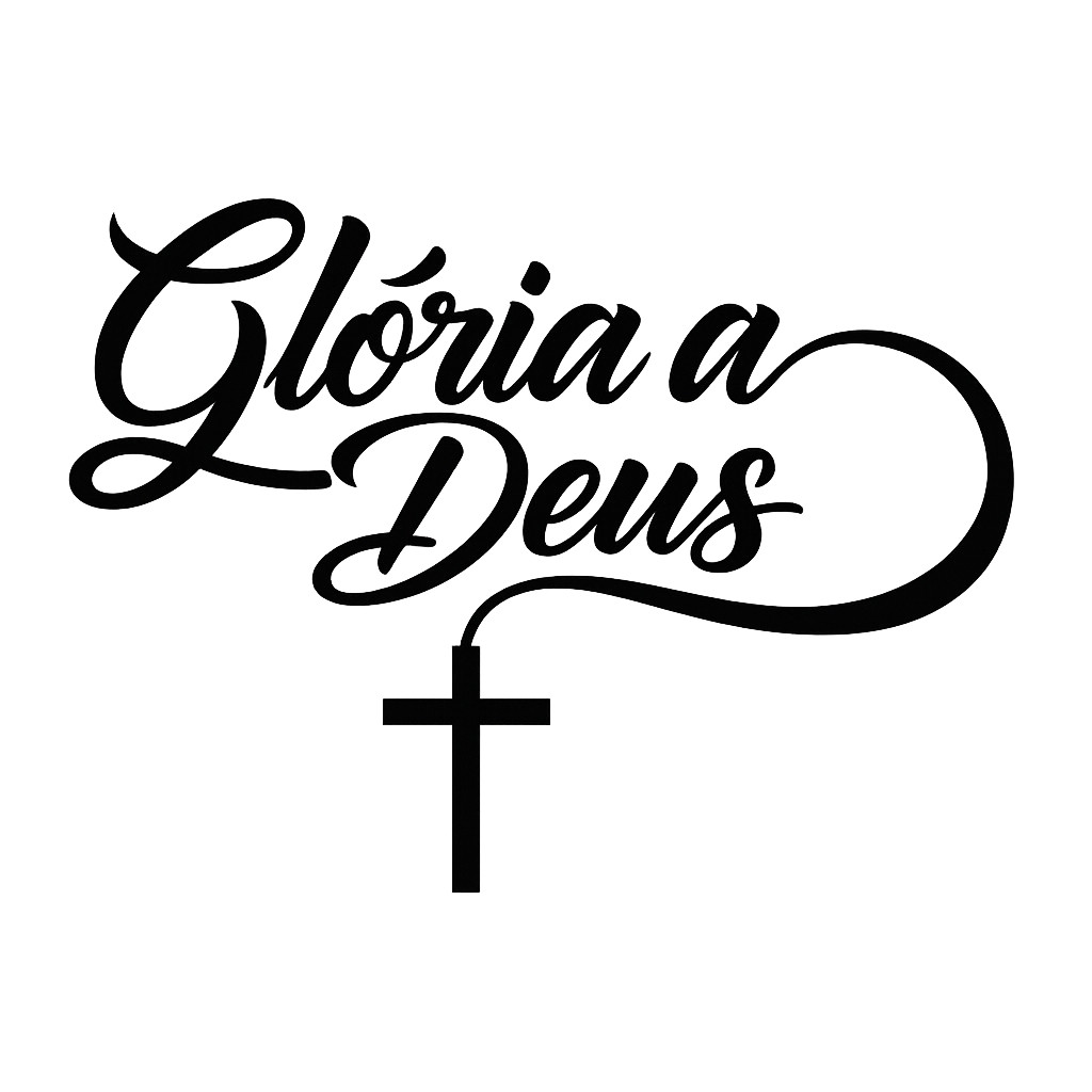 ADESIVO GLORIA A DEUS 13 CM PARA CARRO MOTO E CAMINHÃO em Oferta na Shopee