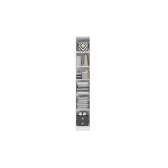 Guarda-Roupa Sem Portas Closet Kappesberg Adapt Branco 36cm