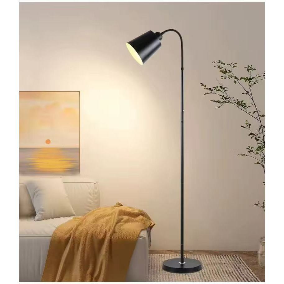 Luminária De Chão Bivolt Lâmpada De Abajur Articulada 360 Graus 1,50M Com Pedestal para chão LK-652