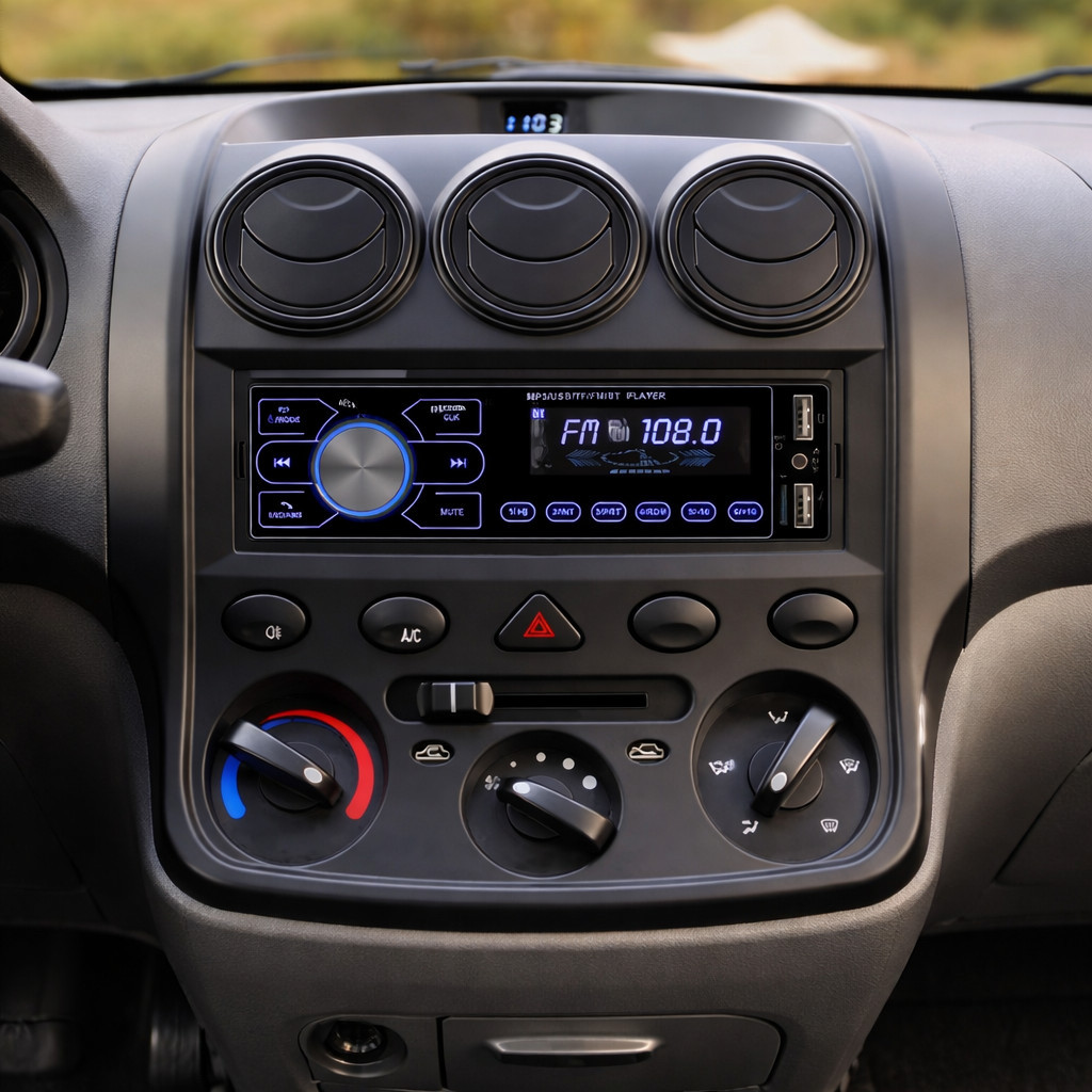 Central Multimídia 1 DIN LED Bluetooth FM MP3 WMA 12V VPL-1510