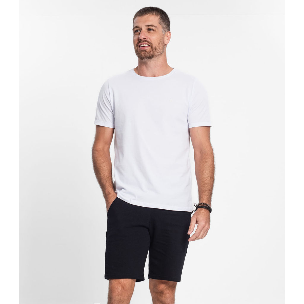 Bermuda Moletom Masculina Select Preto em Oferta na Shopee