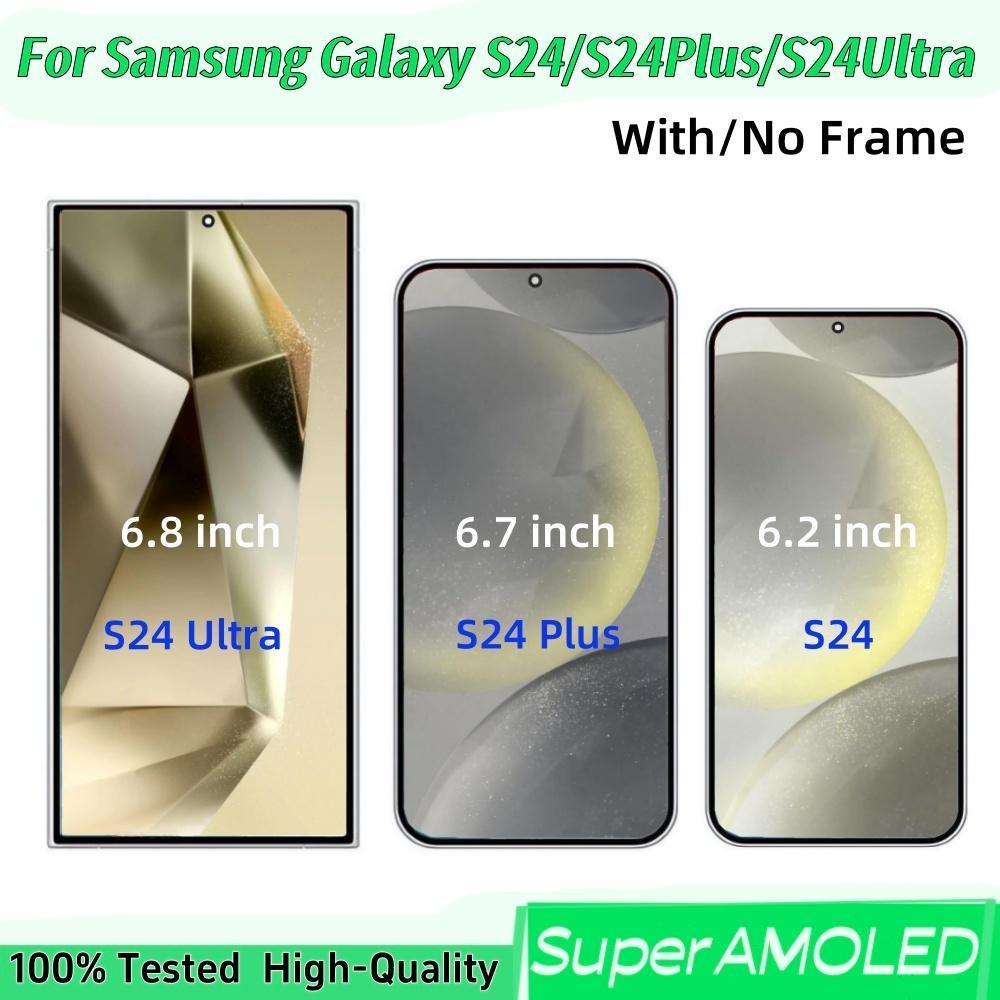 Super AMOLED 5G S24Ultra S928 LCD Para Samsung Galaxy S24/S24 Plus 5G Display Di