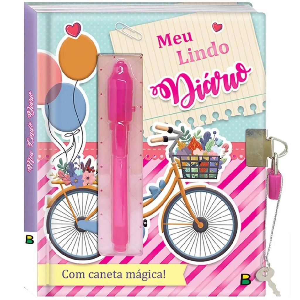 Meu Lindo Diário: Meus Segredos Acompanha Caneta Mágica Neon em Oferta na Shopee