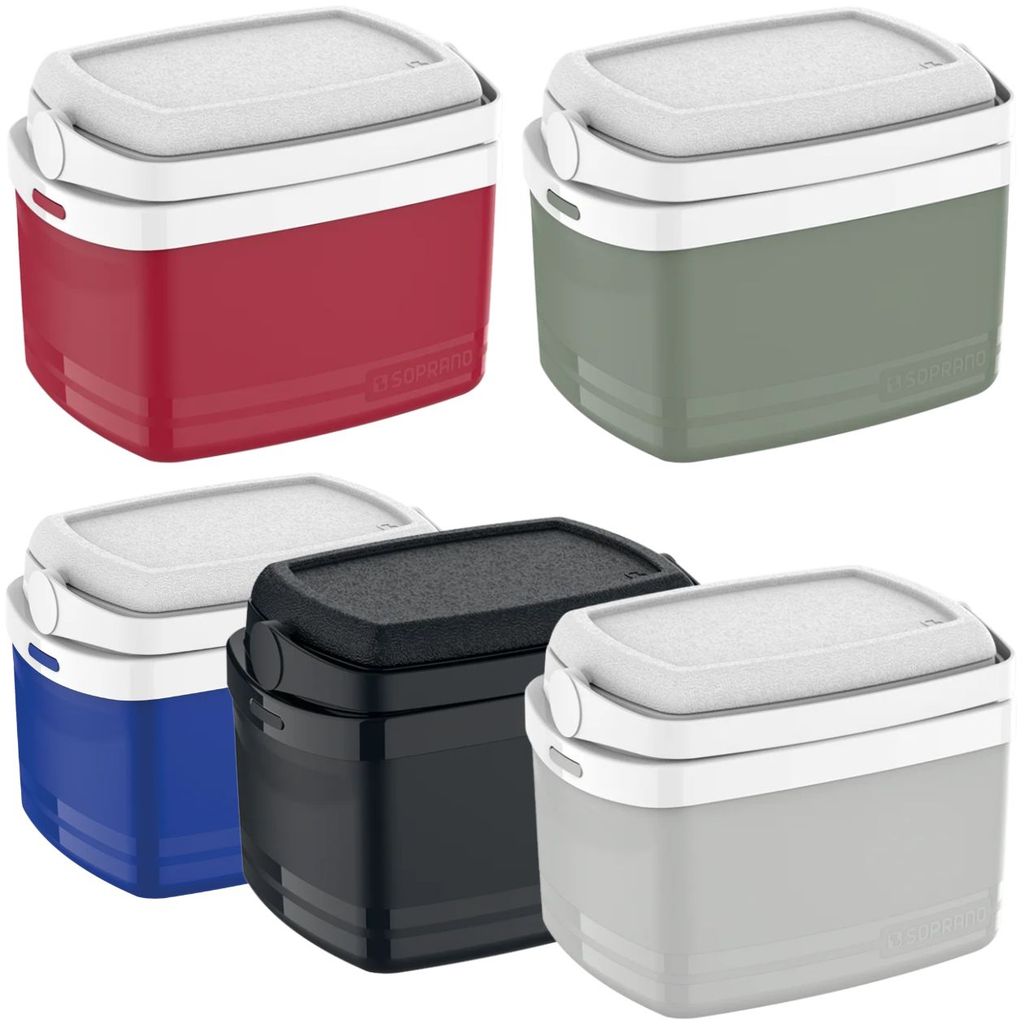 Caixa Térmica 12L Portátil para Praia Parques Camping 13 Horas de Conservação Bebidas Gelo