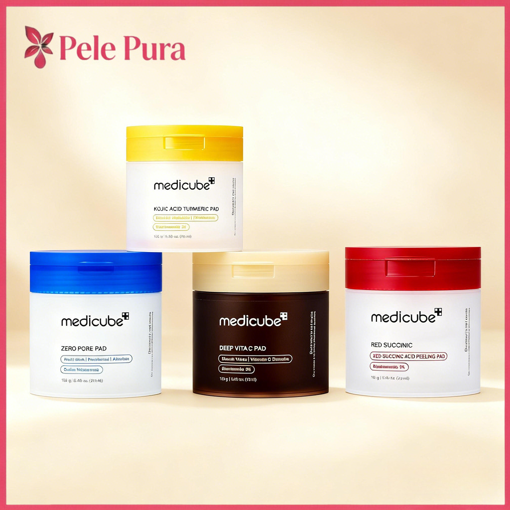 [NEW] medicube zero pore pad 2.0 Kojic Acid Turmeric Vita Toner Red Succinic Acid Peeling Pad deep vita c toner pad