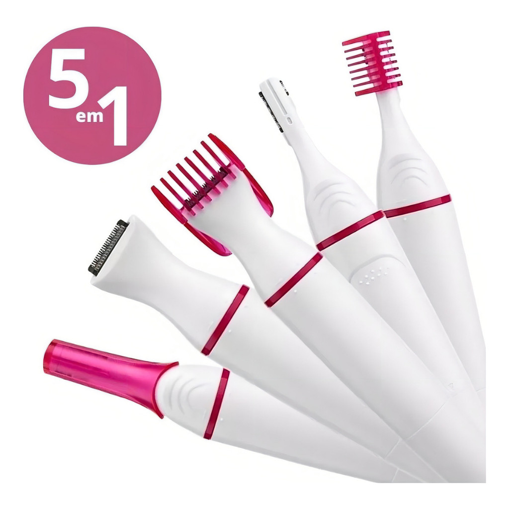 Aparador Cortador Depilador Feminino 5 em 1 de Pelos Sobrancelhas e Intimo OrbittaShop