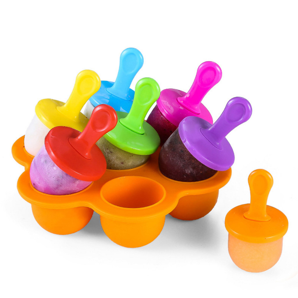 Forma Para 7 Picolés de Silicone - Mozcada