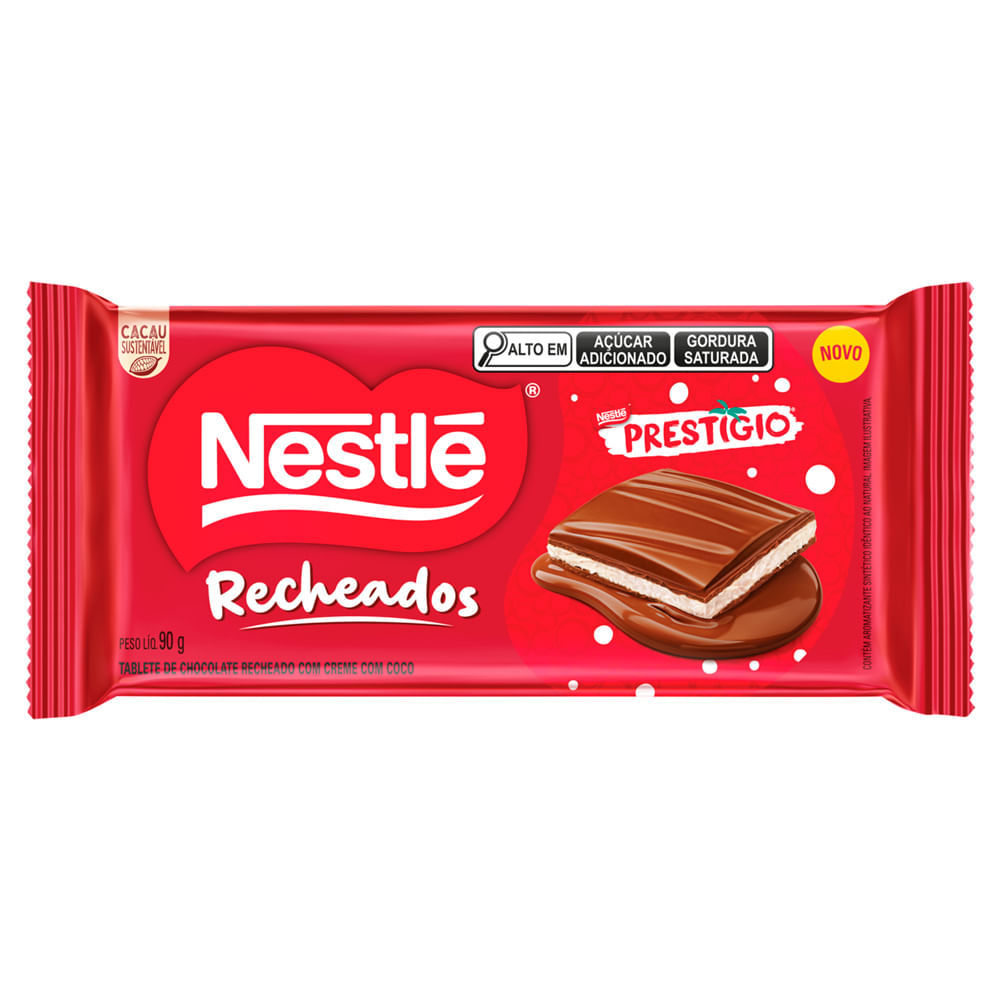 Chocolate Nestlé Recheados Prestígio 90g em Oferta na Shopee