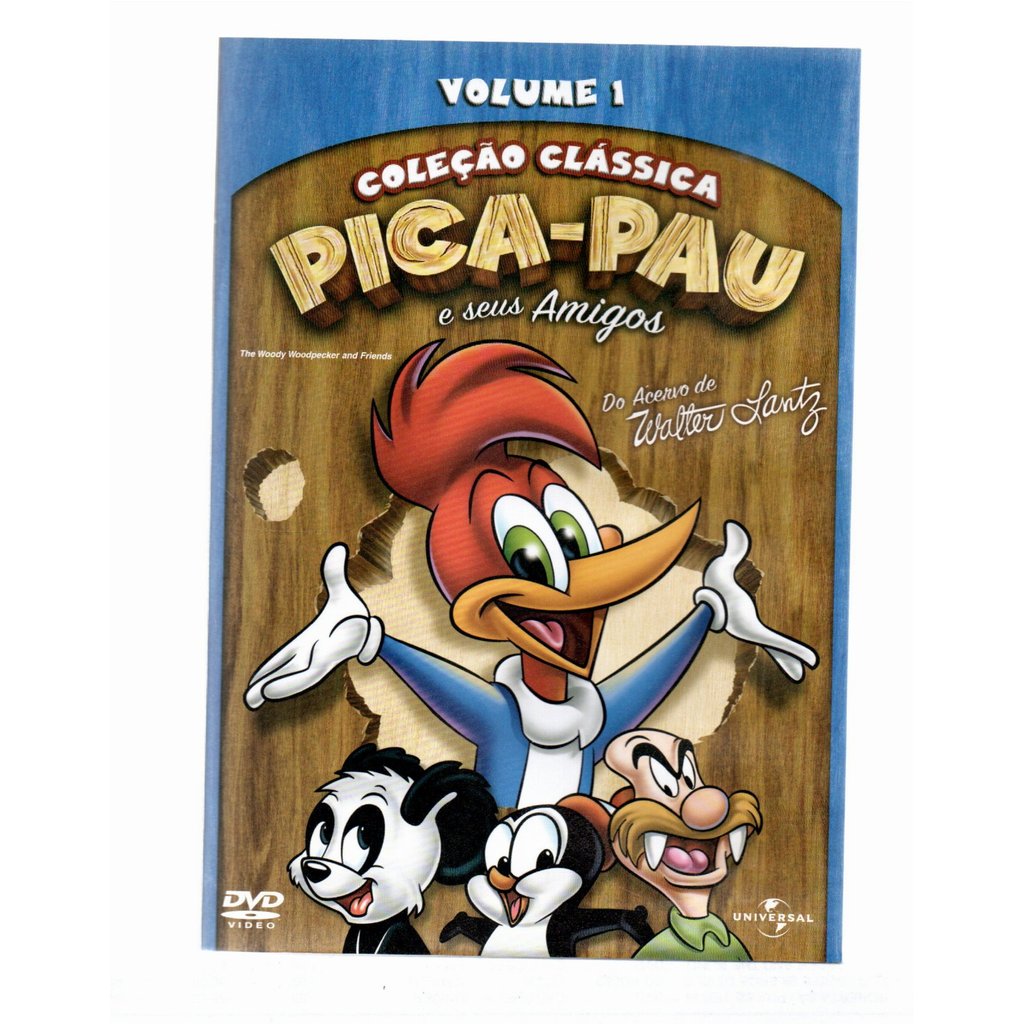 Dvd Coleção Clássica Pica-pau E Seus Amigos Vol. 2