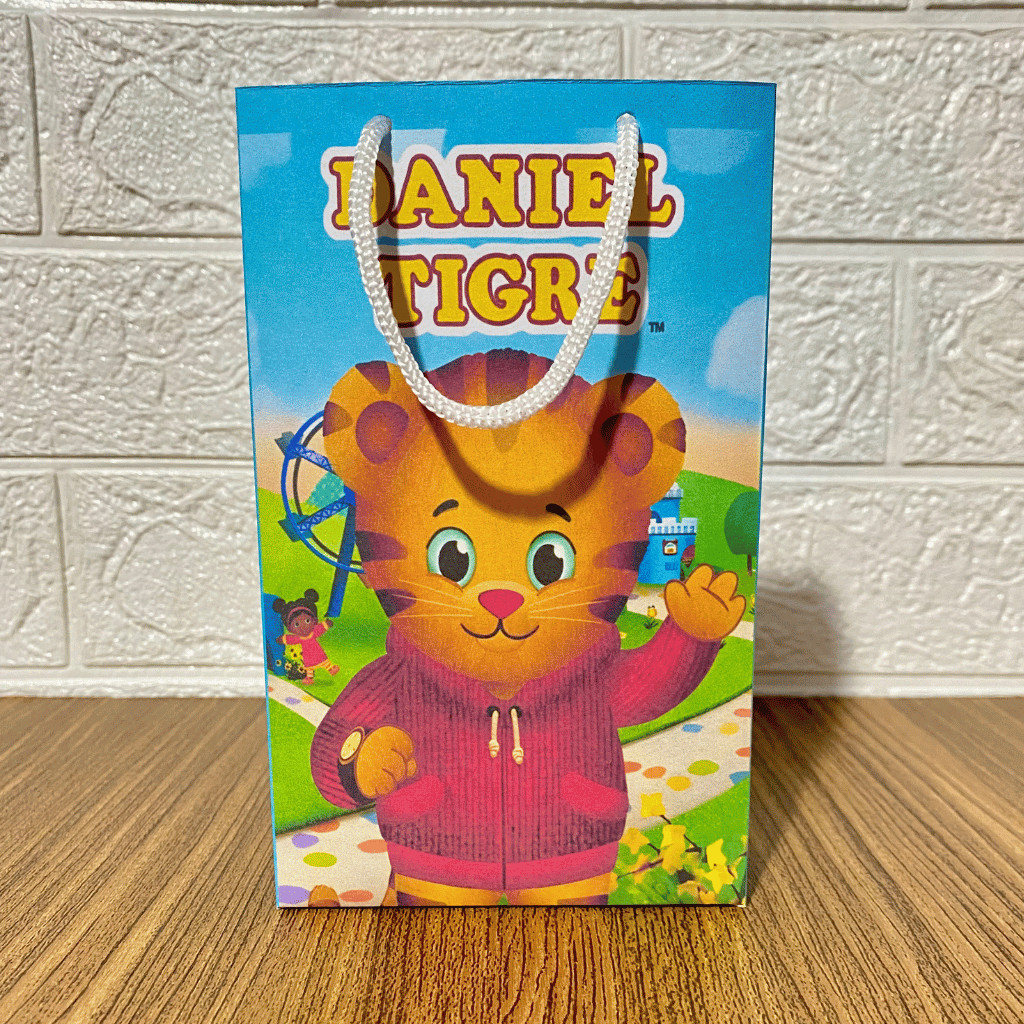 KIT PEGUE E MONTE SACOLINHAS para Festas Mimos Aniversários Lembrancinhas DANIEL TIGRE