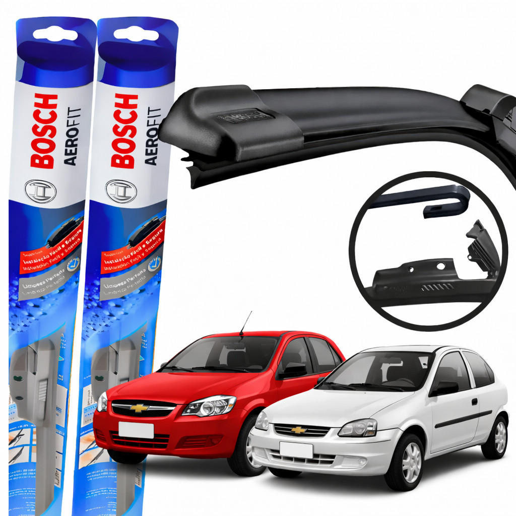 Palheta Bosch Limpador De Parabrisa Corsa Celta Astra Blaze S10 Meriva Omega Prisma Vectra Monza