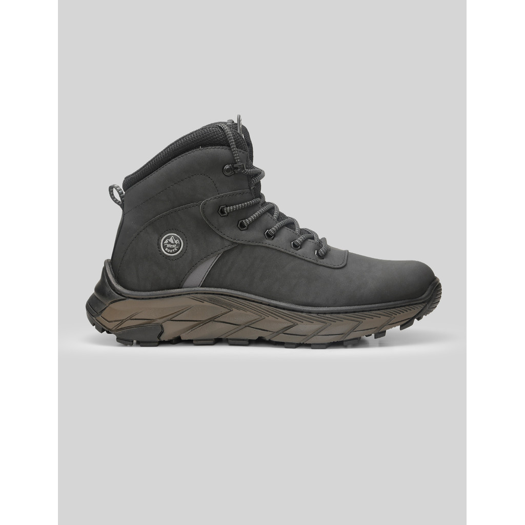 Bota Coturno Adventure Masculino Trilha Preto e Preto West Line Boots
