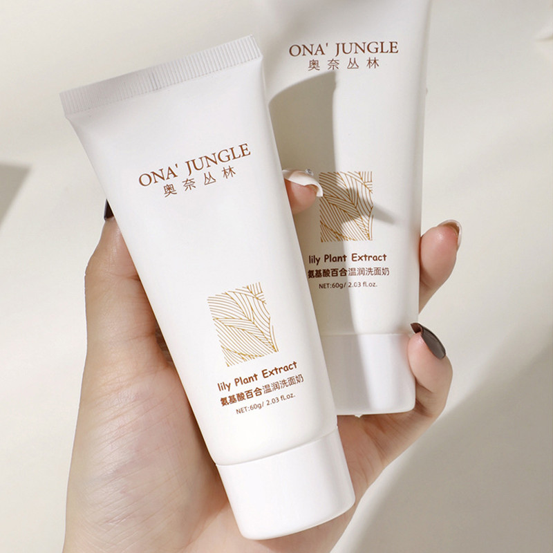 Ona Jungle Lily Limpador Facial Mulheres Hidratante Limpador Facial Limpeza Profunda Controle de Óleo Refrescante Não Ol