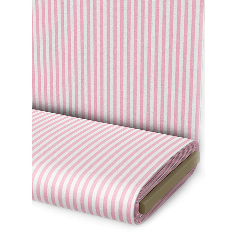Tecido Tricoline Estampado Listras Finas Rosa Pano Mochila Costureira Bolsa Artesanato