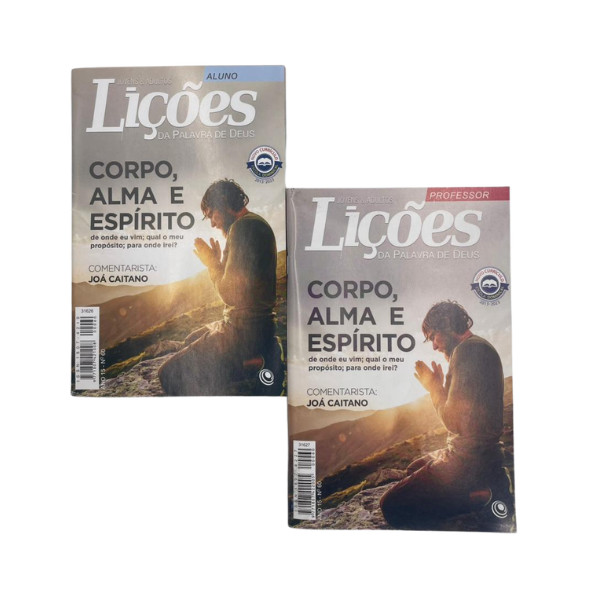 Kit 12unid Revista EBD Lições Nº 60 - Corpo,Alma e Espírito