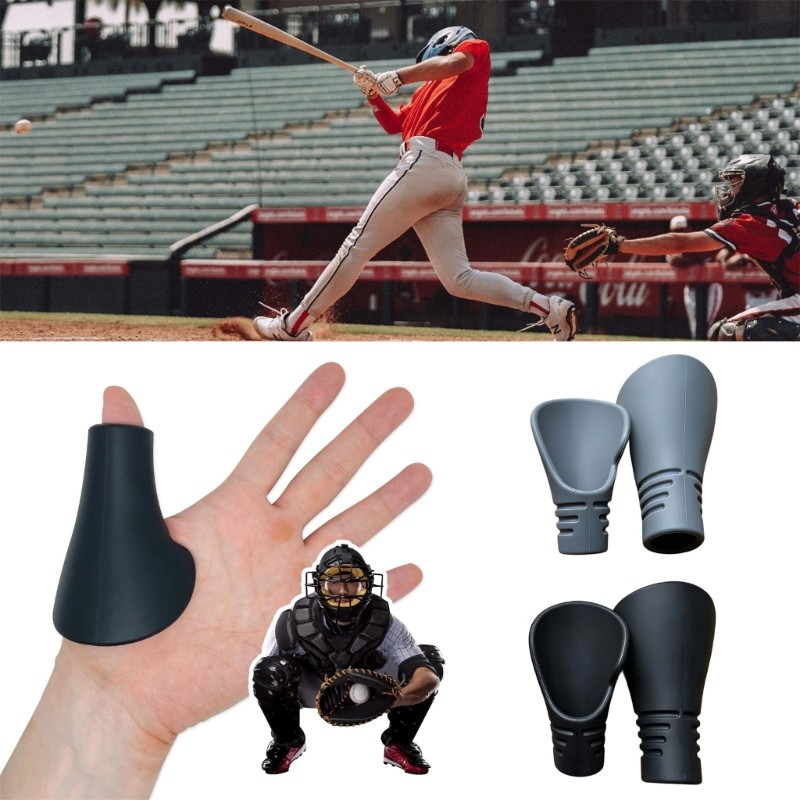 Manga Ergonômica Do Polegar Softball Beisebol Silicone blg Para Coletores Absorve Impactos
