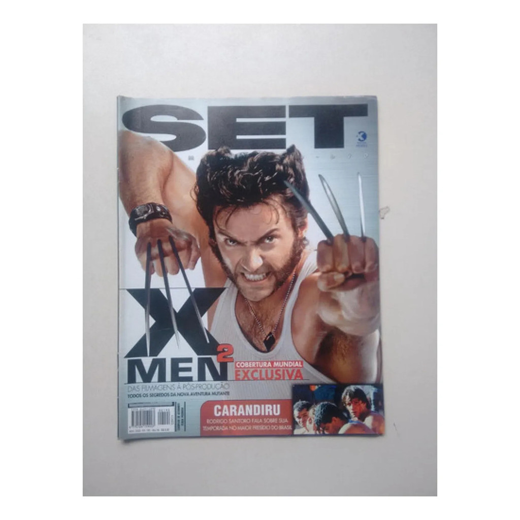 Revista Set 190 X Men Wolverine Rodrigo Santoro Cinema