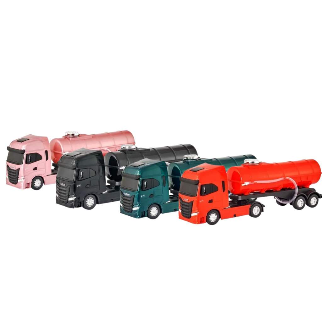 Brinquedo Caminhão Miniatura Iveco S-Way Toco Tanque Sortido e Unitário Usual Brinquedos - 759