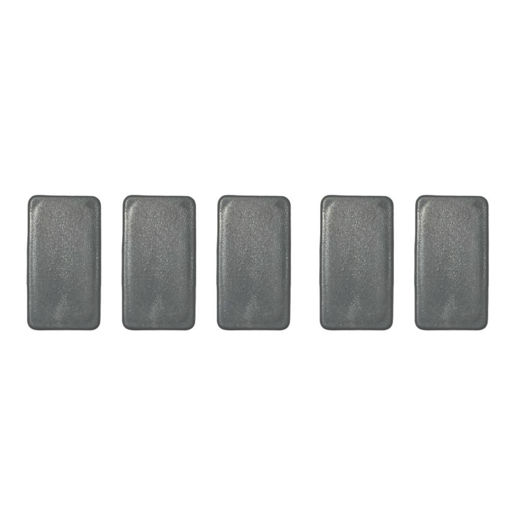 Kit 5 Botão Fechado Cinza Painel Volare A5 A6 A8 V5 V6 V8 W8 Volare kit5-10396473
