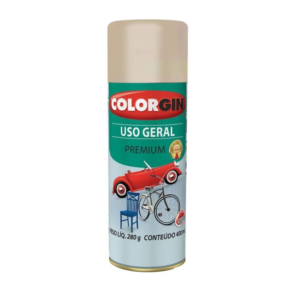 Tinta Spray Uso Geral Premium Bege Brastemp Colorgin