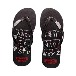 Chinelo Coca Cola Netflix Stranger Things Alphabet Unissex