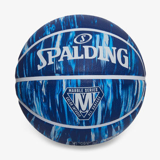Bola De Basquete Spalding Marble - Azul Marinho