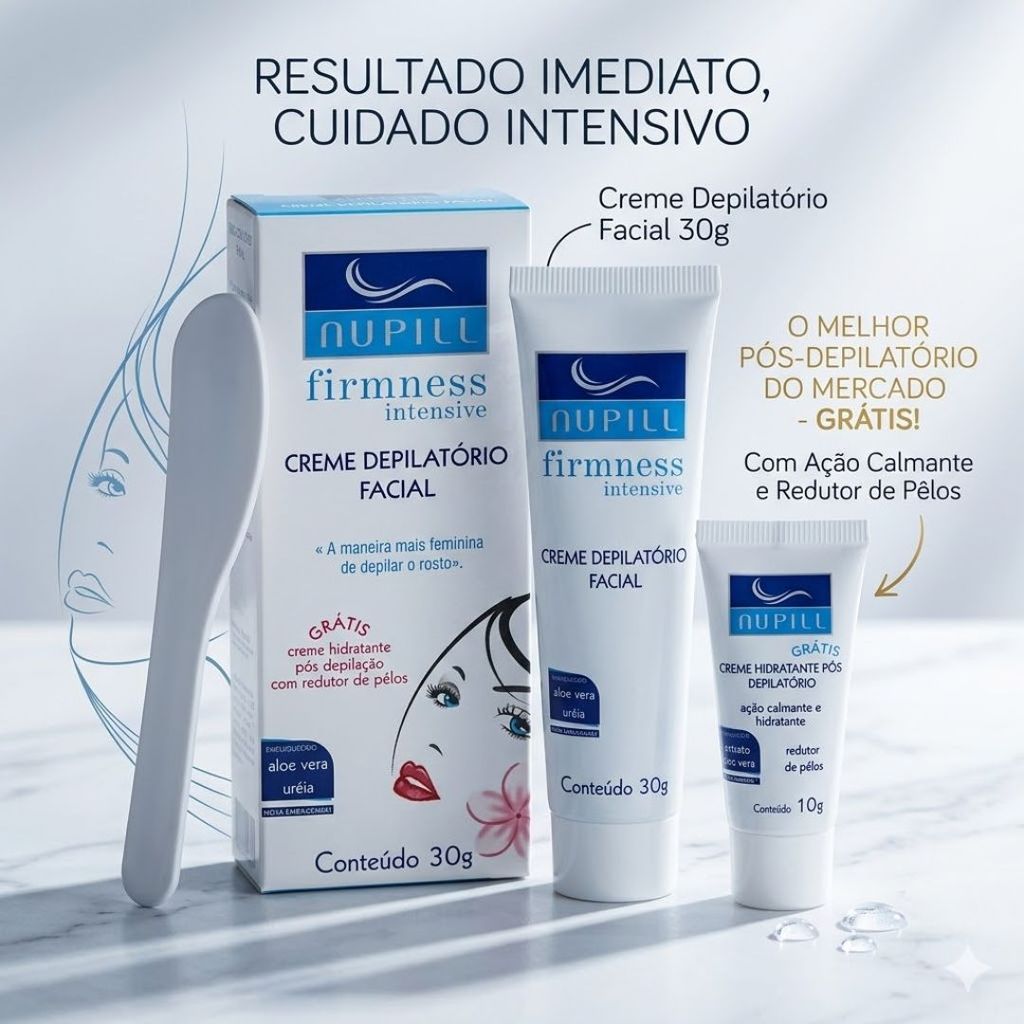 Creme Depilatório Nupill Facial - 30g