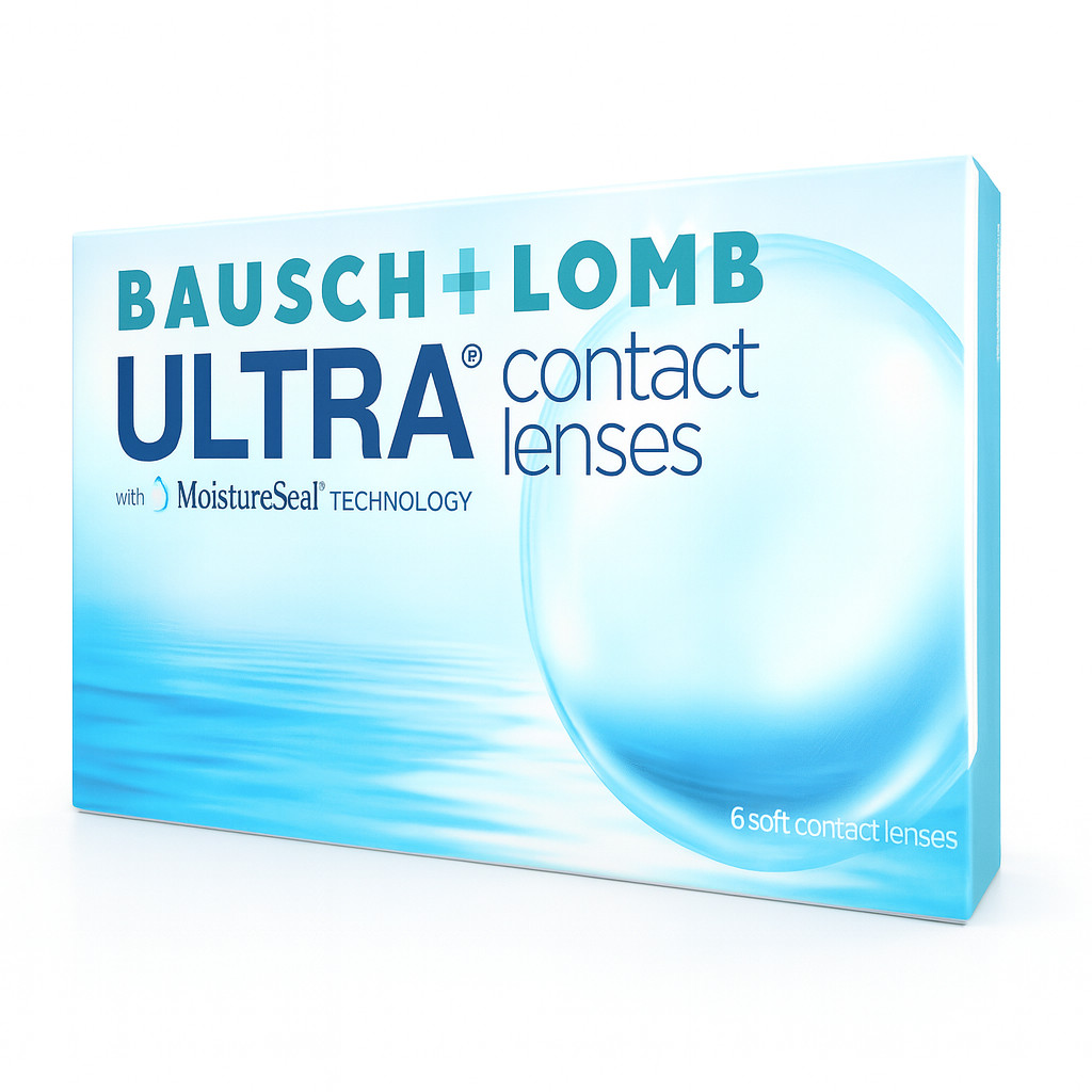 Lente De Contato ULTRA De Uso Mensal Bausch+Lomb Para Miopia ou Hipermetropia