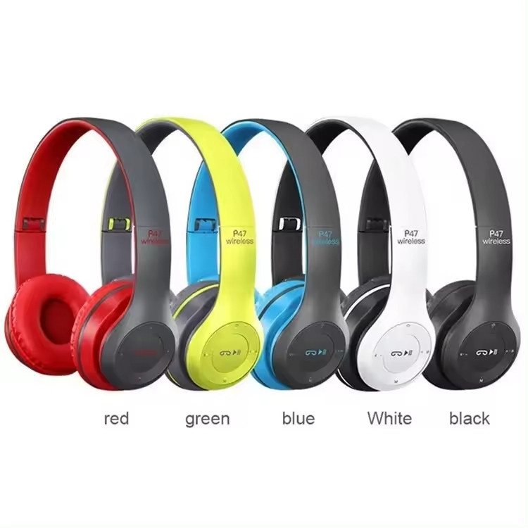 Fone De Ouvido Wireless P47 5.0 Headphone Micro Sd