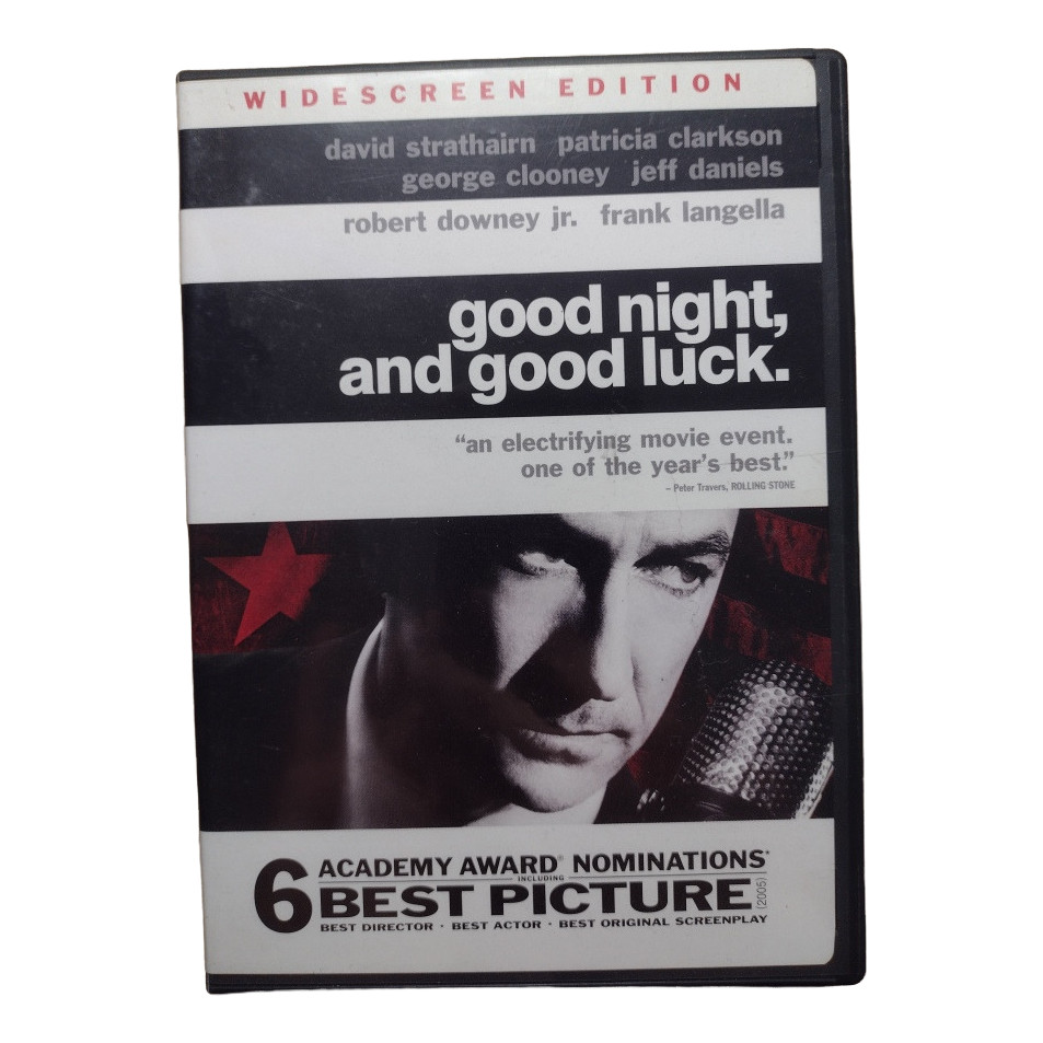 DVD Filme Importado Boa Noite e Boa Sorte