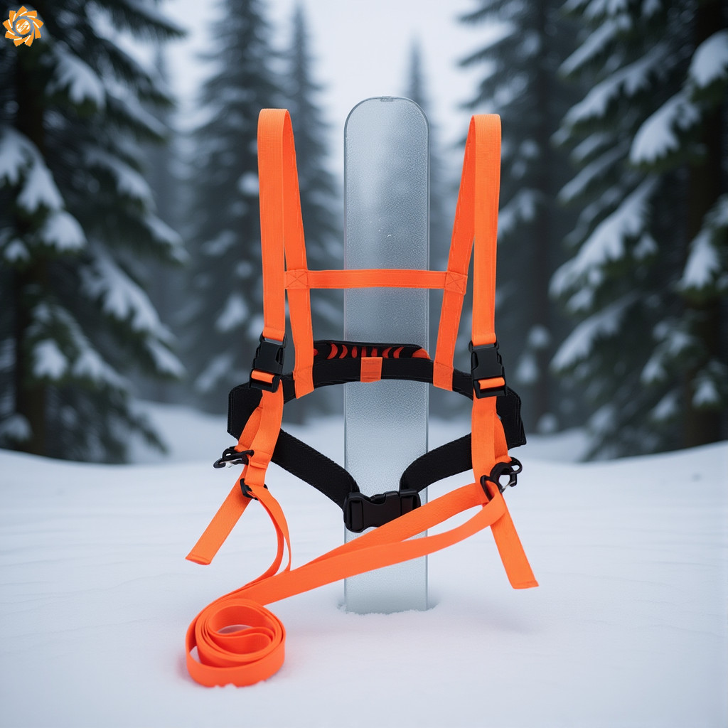 Arnês De Peito Para Treinamento De Esqui Com Corda Anti-Queda Ajustável Crianças , Ao Ar Livre