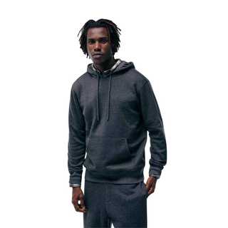 Blusão básico liso moletom hering masculino com gorro 0648
