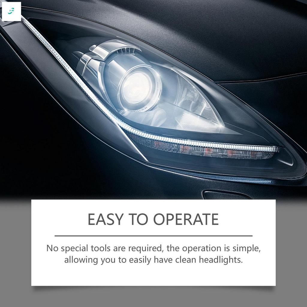 Líquido De Restauração De Farol 100ml , Reparo De Contraste Óbvio Para Loja De Beleza Automotiva E Oficina De Reparos Au