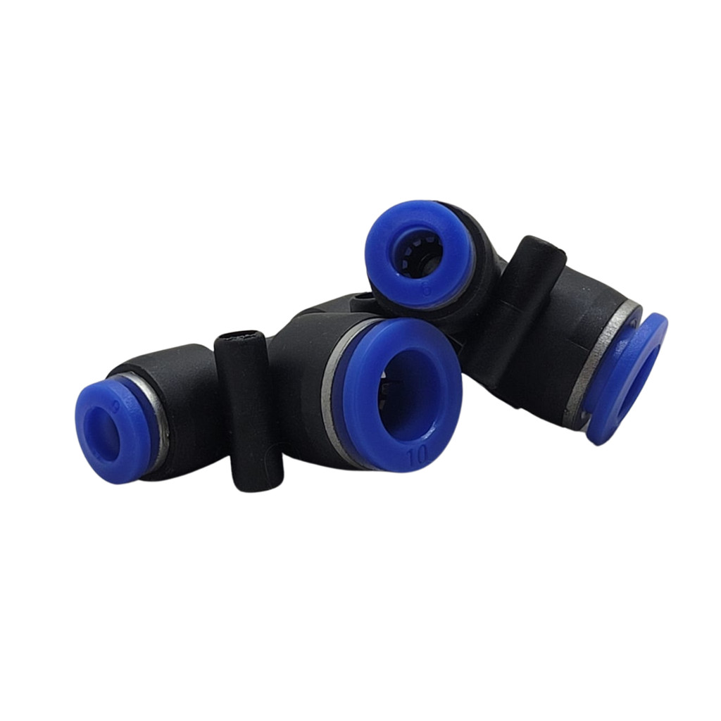 Conexão Pneumática União T 6mm Com Redução Lateral 10mm K04