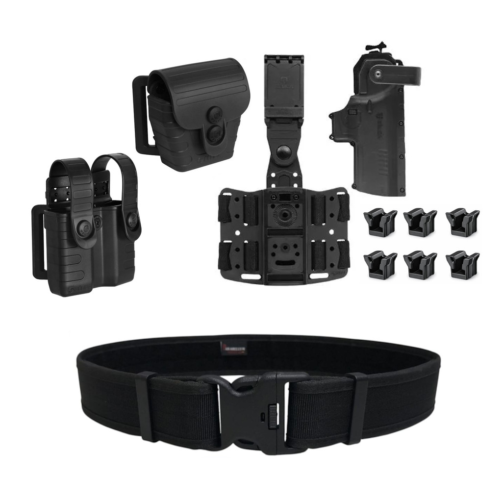 Coldre Hammer II PRO + Cinto + Acessórios Bélica Militar NFe