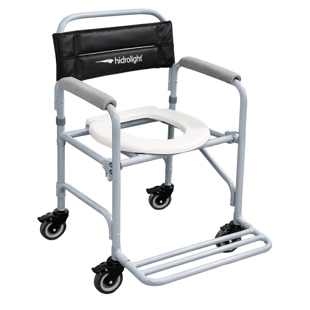 CADEIRA BANHO AÇO DESMONTÁVEL 120KG - HIDROLIGHT