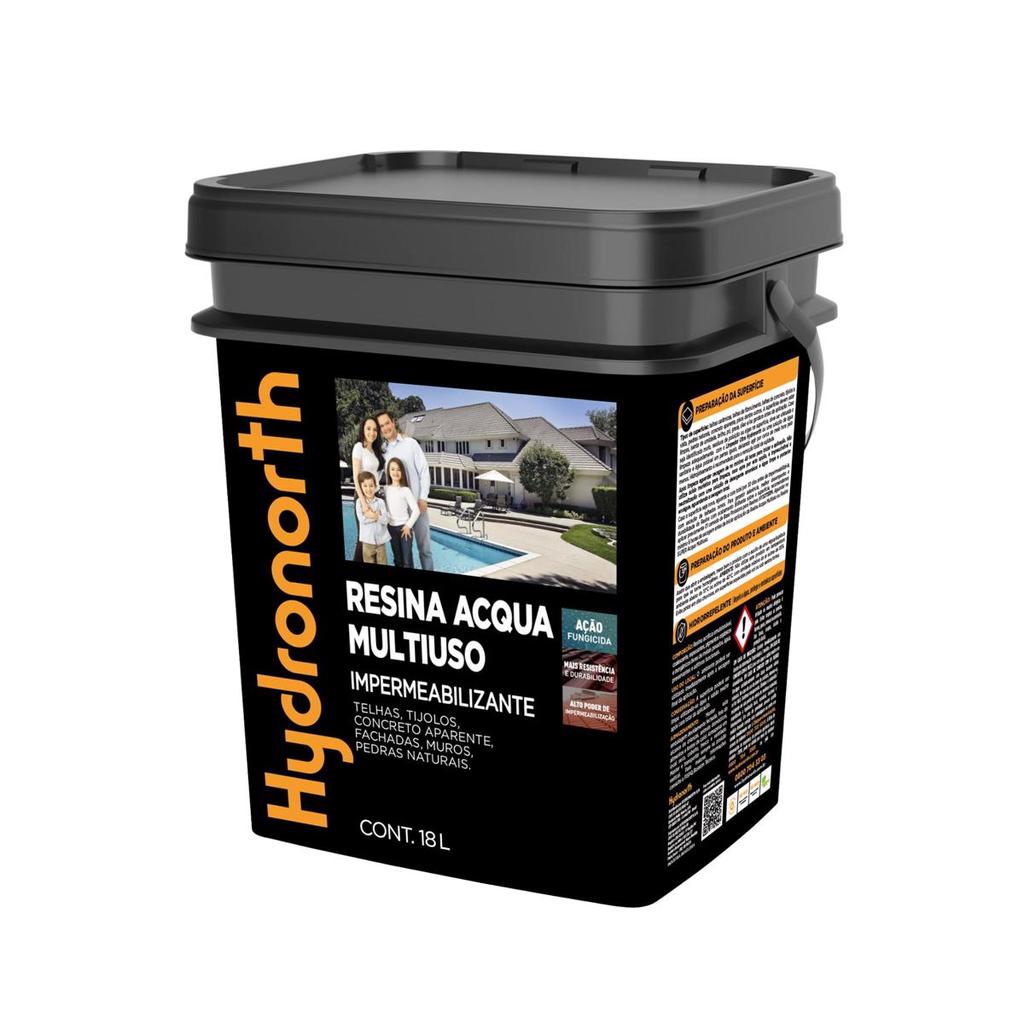 Resina Multiuso Acqua Cerâmica Ônix 18L Hydronorth em Oferta na Shopee