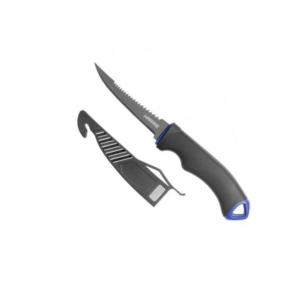 Faca Fileteira Marine Sports Fillet Knife MFK4C 4'' 24cm Aço Inox Teflon