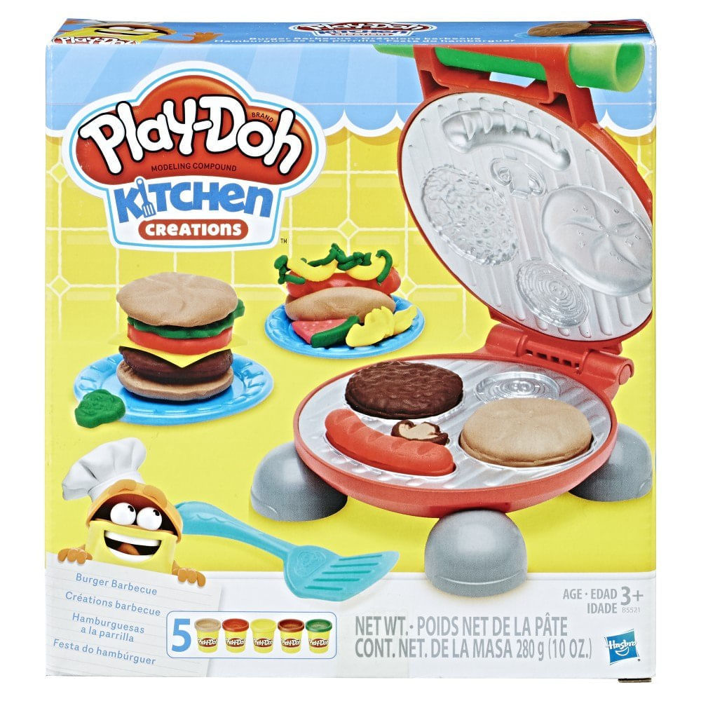 Massa de Modelar Festa do Hambúrguer - Play-Doh - Hasbro em Oferta na Shopee