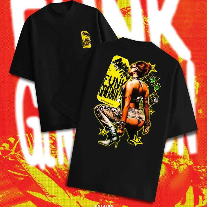 [Camiseta Premium em Algodão Puro]SISI CAMISETA OVER 1 - ANITTA - FUNK GENERATION - FRENTE E COSTA