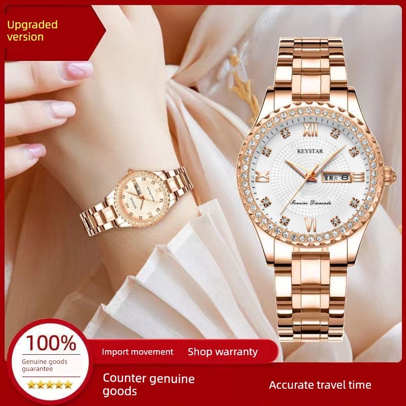 relogio feminino pequeno delicado relogio feminino 2025 genuíno novo estilo relógio suíço feminino relógio mecânico tota