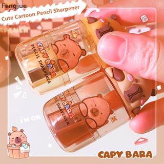 Fengjue 1 Pçs Portátil Capivara Apontador De Lápis Criativo Dos Desenhos Animados Bonito Material De Escritório Estudant em Oferta na Shopee